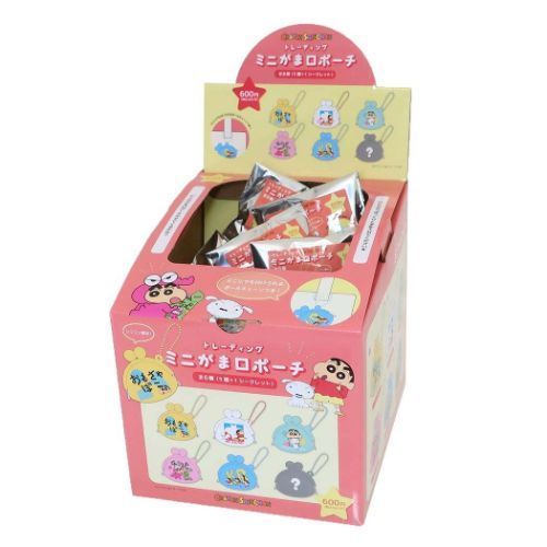 クレヨンしんちゃん アニメキャラクター ミニポーチ シークレットミニがま口ポーチ全6種 30個入セット カラフル