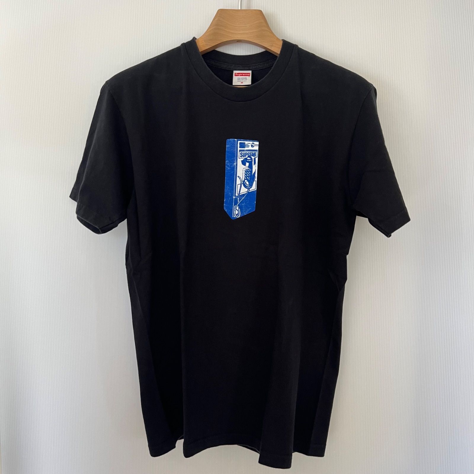 SUPREME シュプリーム 半袖Tシャツ 18AW 電話ボックス BLACK M - メルカリ