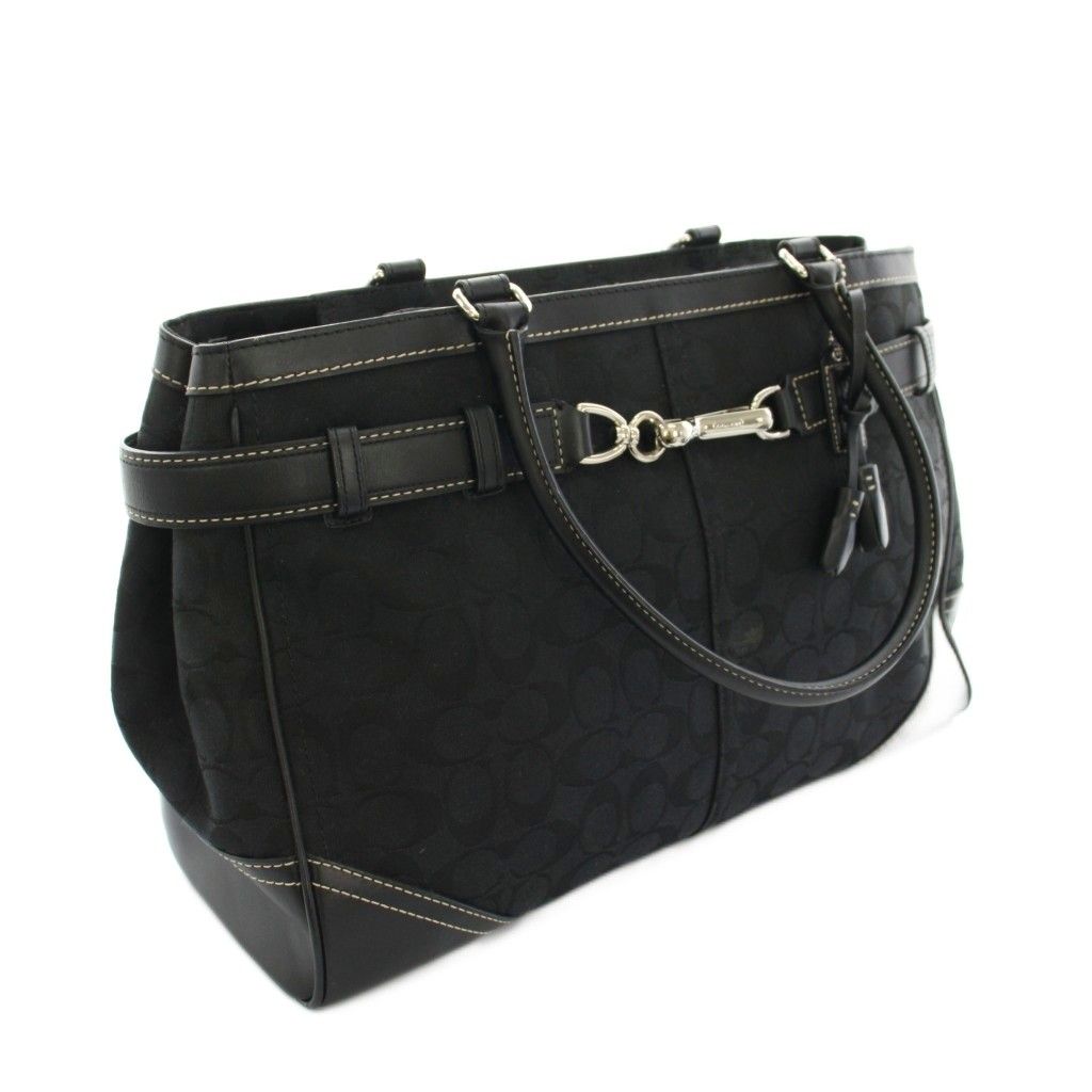 コーチ COACH トートバッグ ハンドバッグ キャンバス レザー