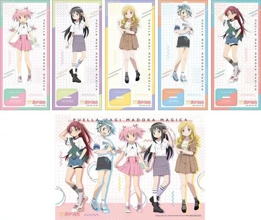 雑貨 魔法少女まどか マギカ アクリルスタンドセット アクリルスタンド5個 特典布ポスター付き