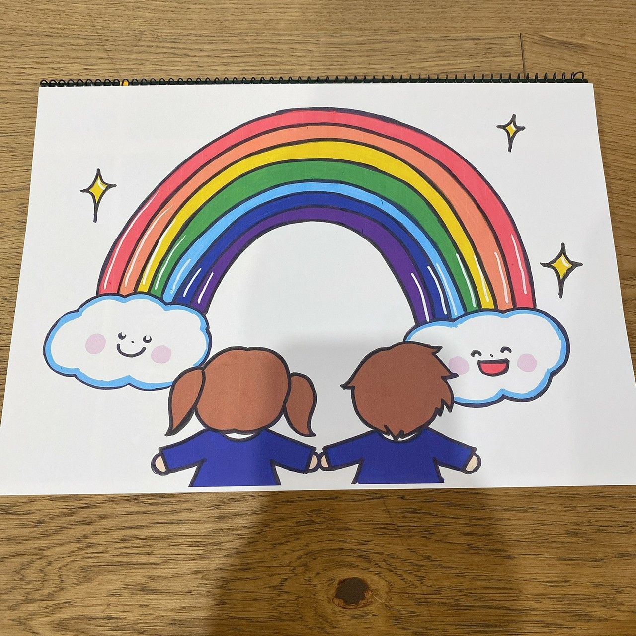メルカリshops にじ スケッチブックシアター 歌 楽譜つき 歌詞つき 虹 卒園式 メルカリshops にじ スケッチブックシアター 歌 楽譜つき 歌詞つき 虹 卒園式
