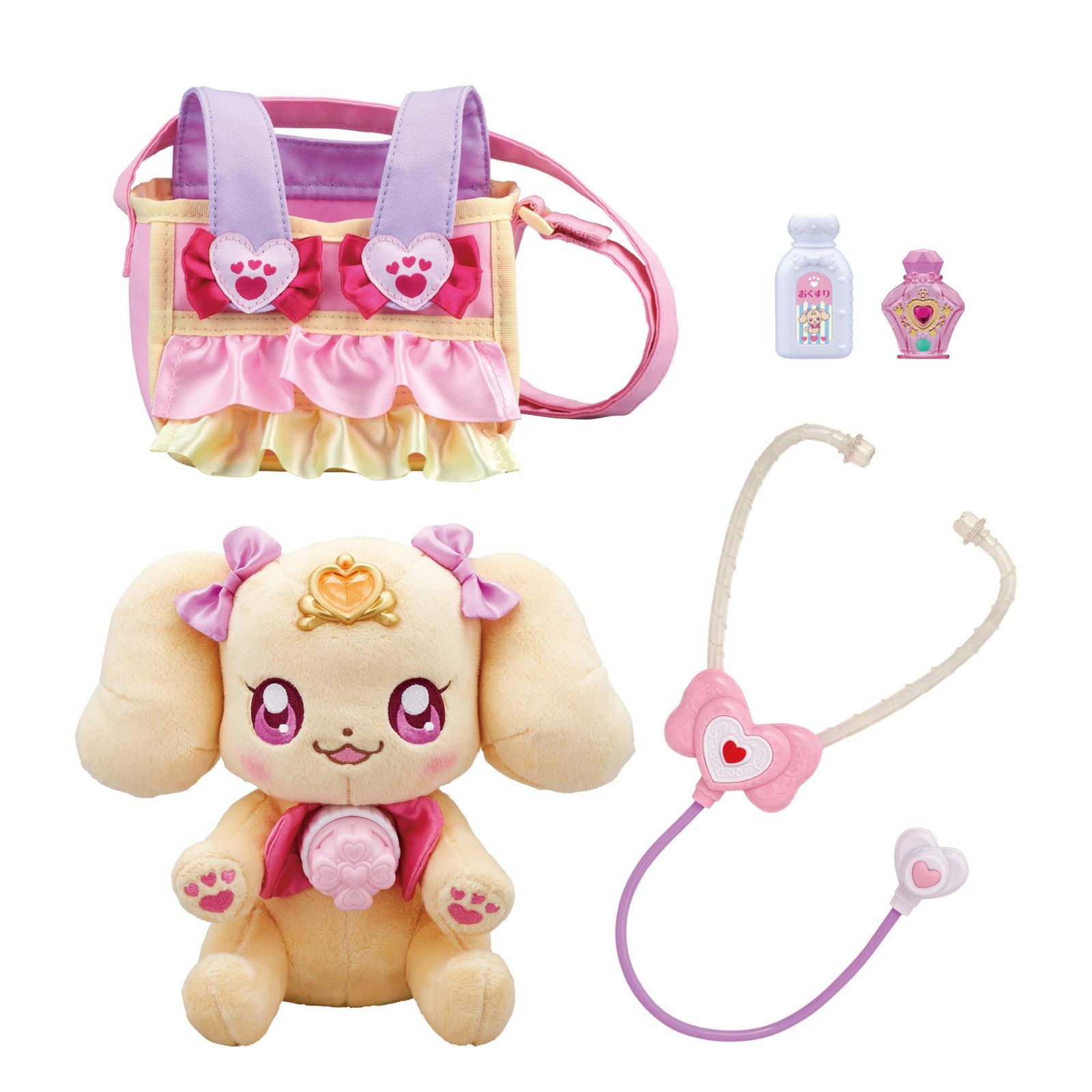 【在庫処分】ヒーリングっどプリキュア ちょうしんきでピッおしゃべりラテ~おでかけセット~