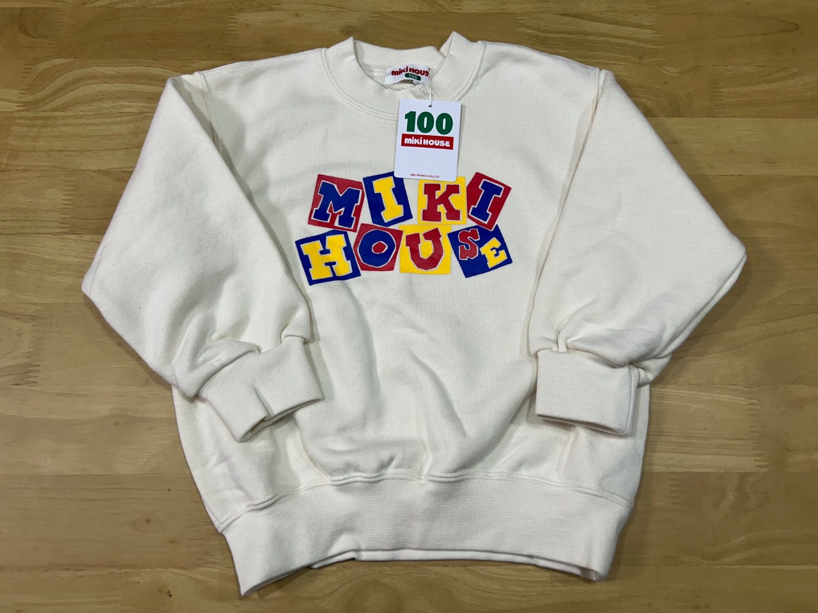 【新品】ミキハウス　レトロ　トレーナー　100 楽天市場】ミキハウス トレーナー アウトレット バックロゴトレーナー