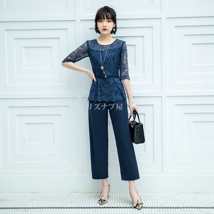 パンツスーツ スーツ レディース セレモニースーツ ドレス 入学式 服装 服 ママ 卒業式 母 卒園式 入園式 セットアップ 30代 40代 50代 九分丈 通勤 面接 脚長効果 痩せみえ効果 露宴 二次会 おしゃれ kkkver