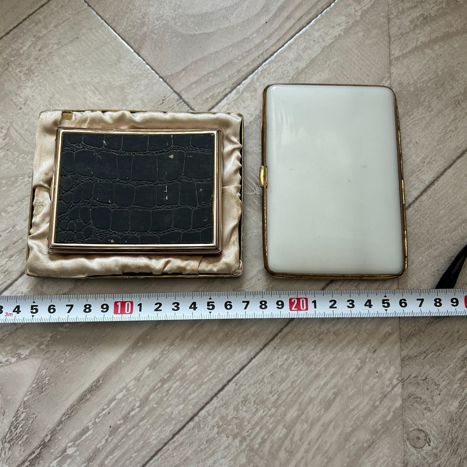 ヴィンテージ シガレットケース シガーケース 2個セット
