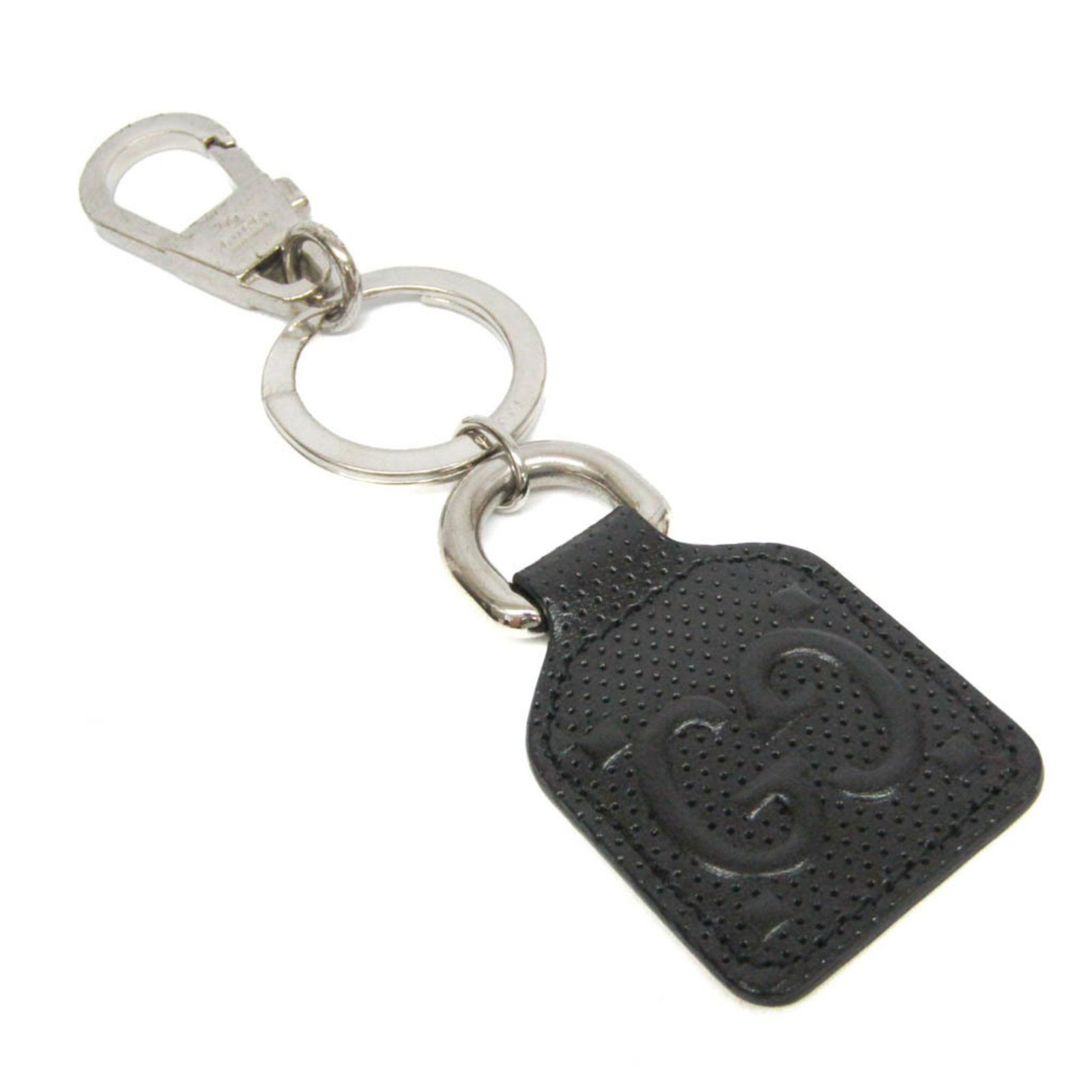 グッチ Gucci GGエンボス キーリング キーホルダー ブラック