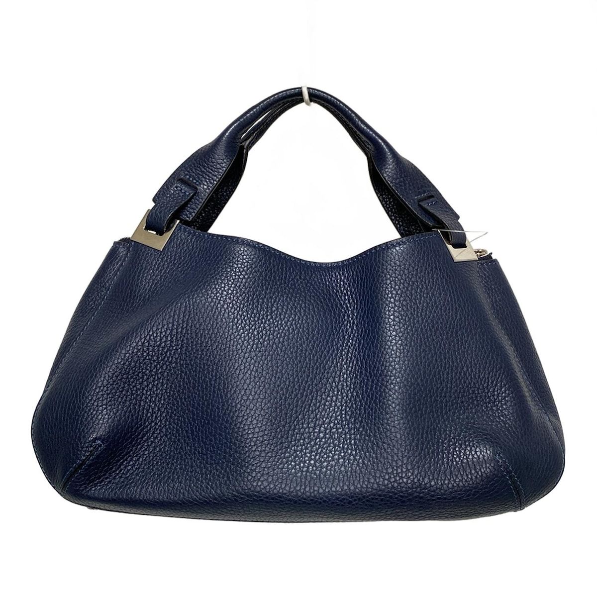 美品✨　MAURO GOVERNA マウロゴヴェルナ　本革 ハンドバッグ MAURO GOVERNA(マウロゴヴェルナ) ハンドバッグ - ネイビー WAKO