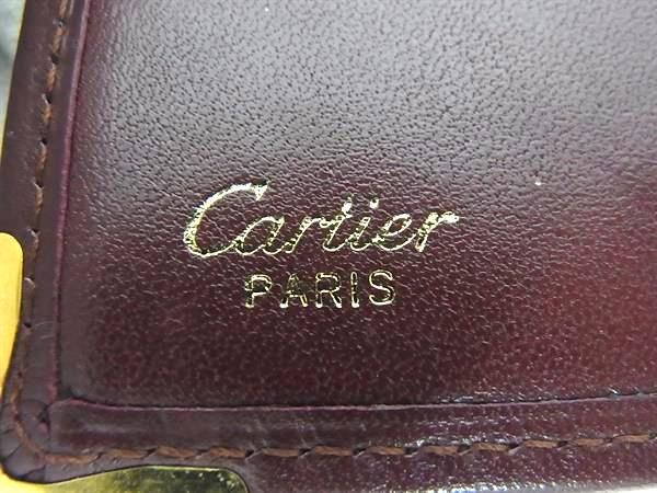 Cartier カルティエ マストライン レザー 二つ折り 財布