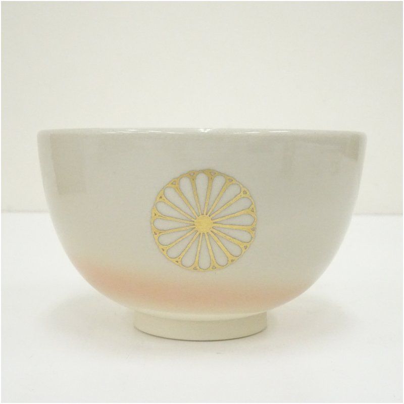 抹茶茶碗　昭山窯　赤膚焼　奈良絵　瑞鳥　旅茶碗　茶道具 赤膚焼 奈良絵 瑞鳥 旅茶碗 (紙箱)昭山窯 - 茶道具販売 栗林園