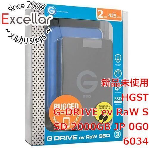 bn:13] HGST G-DRIVE ev RaW SSD 2000GB JP 0G06034 - 家電・PCパーツ