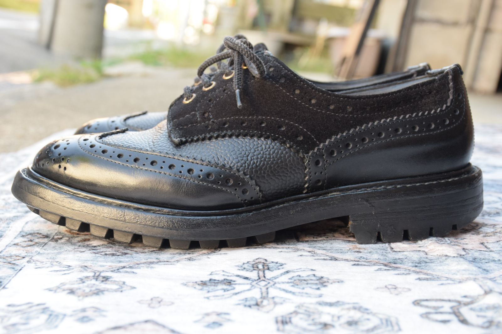 Tricker's トリッカーズ BOURTON バートン ウイング 外羽根 グレイン