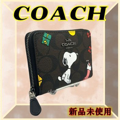 新品未使用】✨COACH シグネチャー 【春コーデ】スヌーピースモール