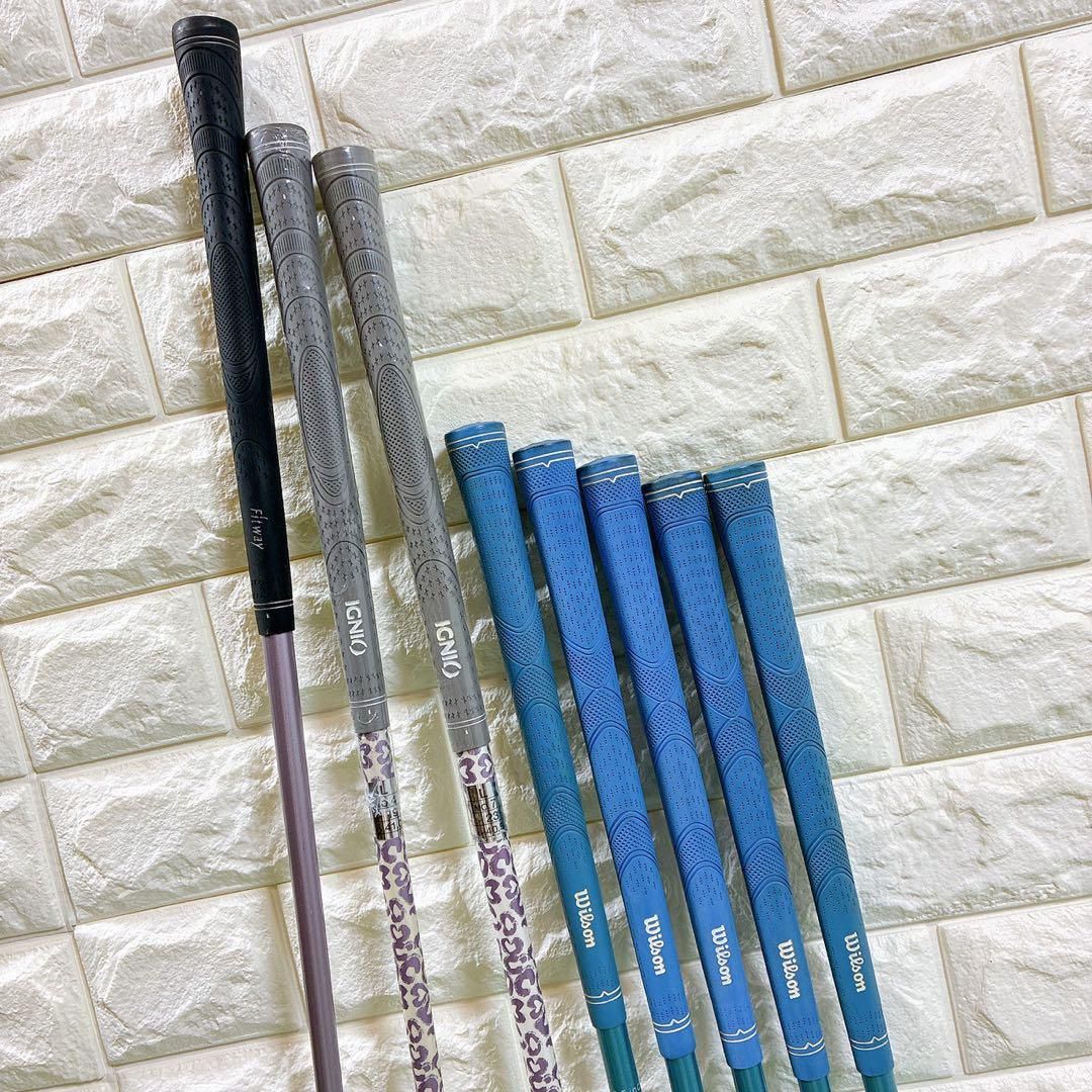 レディース ゴルフクラブセット 8本 FIT WAY IGNIO Wilson