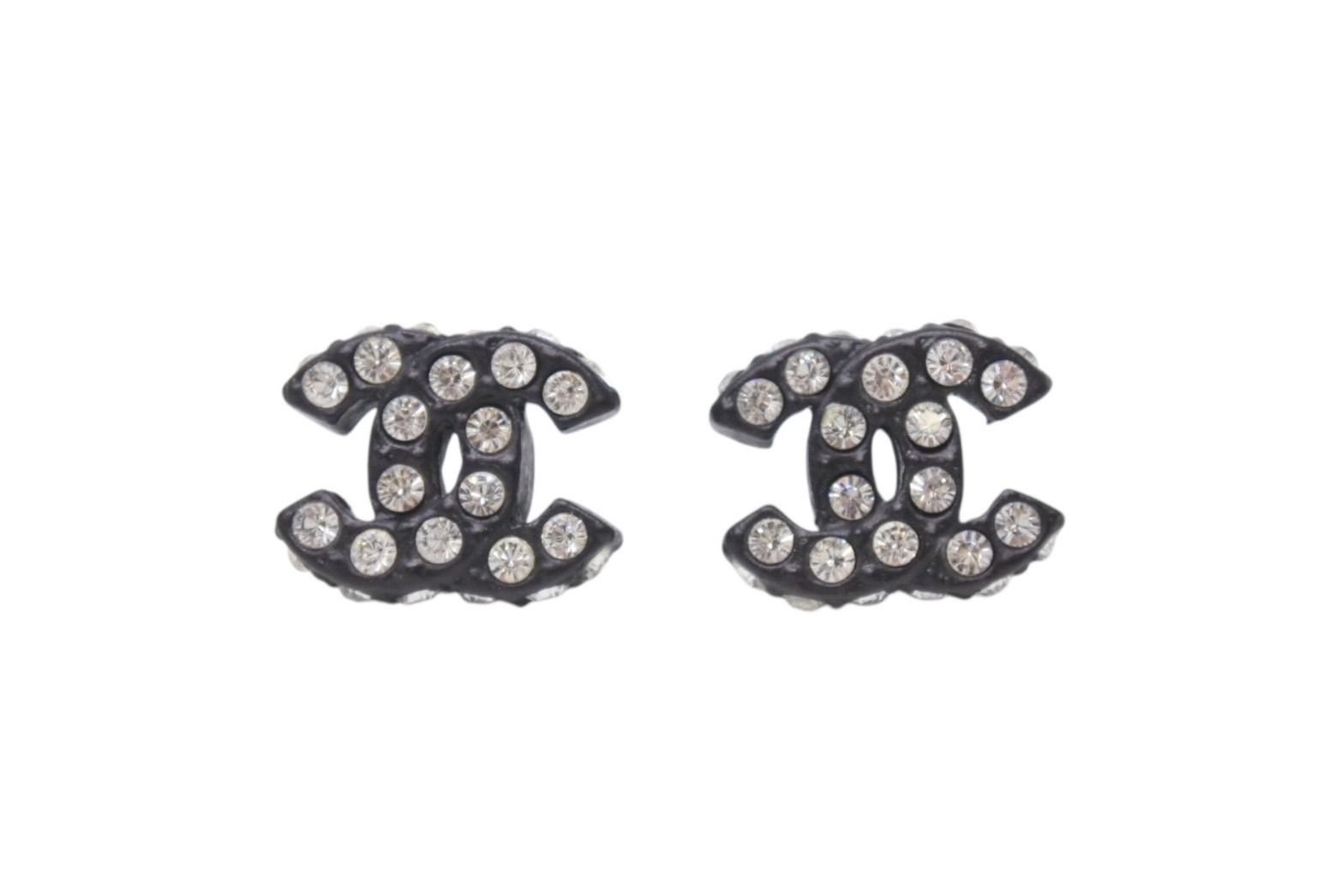 極美品 CHANEL シャネル Coco Mark ココマーク ピアス 02A 刻印 3.1g