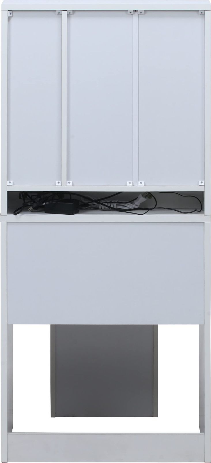 新着商品 LEDライト付 三面鏡 スツール収納 ホワイト 幅60×奥行39×高さ130cm 鏡台 99546 ドレッサー 不二貿易 WWW_KANDAIZUMI_COM