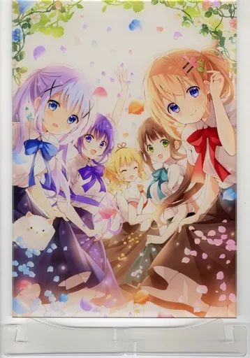 中古】雑貨 シャロ＆リゼ＆ココア＆チノ＆千夜 B4キャラファイン