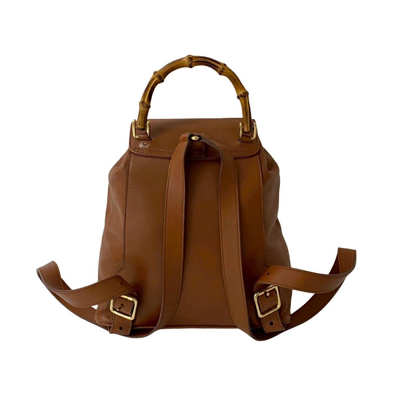 極 美品 GUCCI グッチ オールドグッチ ヴィンテージ バンブー レザー 