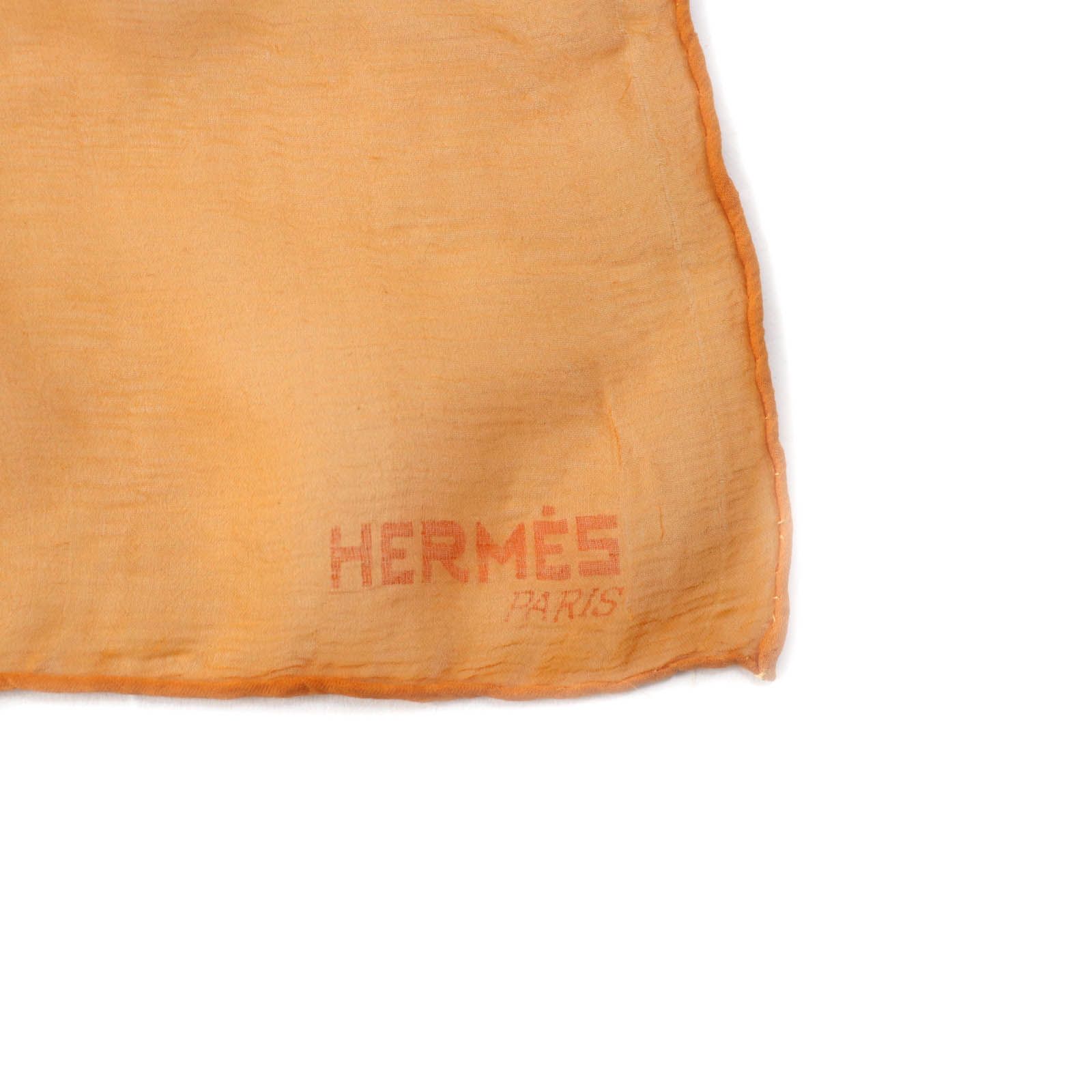 極美品✨HERMES エルメス　ストール　シフォン　イエロー　ブルー 美品☆HERMES エルメス シルク100% シフォン グラデーション
