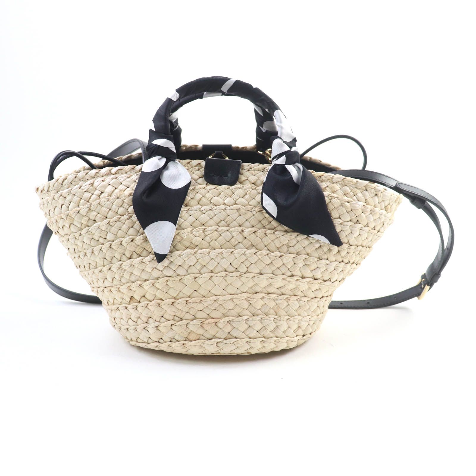 【超美品】DOLCE&GABBANA （ドルチェ＆ガッバーナ)かごバッグ ドルチェ＆ガッバーナ “DGロゴバッグ” の新色トートが日本先行発売