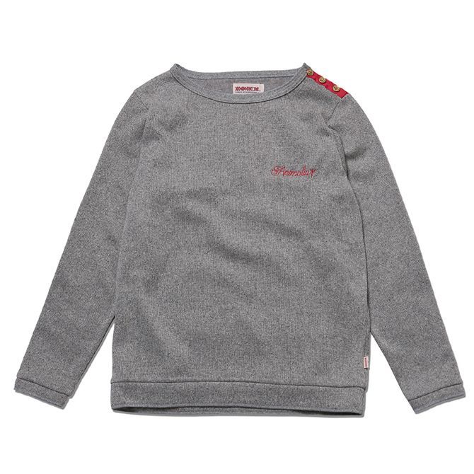 XLサイズ ANIMALIA アニマリア Sailor Sweater (GREY) ニット クルーネック トレーナー