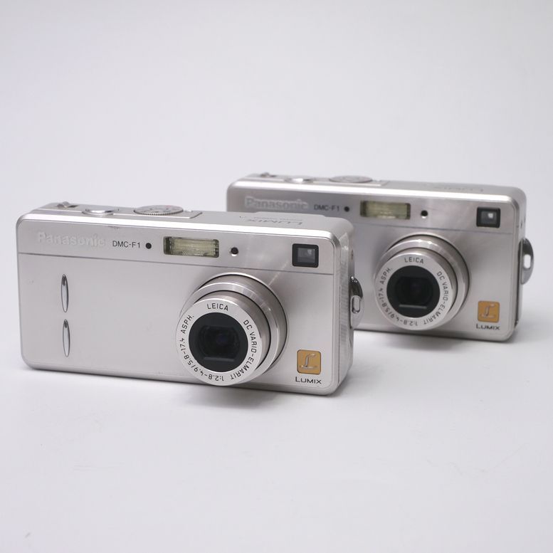 中古 Panasonic DMC-F1 コンパクトデジタルカメラ Panasonic LUMIX DMC-F1 2台セット【中古・動作確認済み