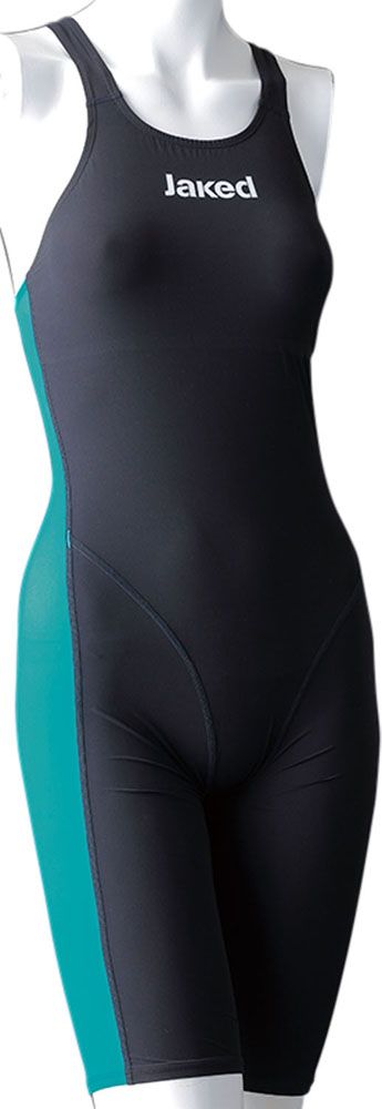 ジャケッド Jaked スイミング ジェイジェット JーJET レディース キッズ 女子 オープンバック ウィメンズ 水着 水泳 競泳 女性 はっ水 軽量 抵抗軽減 FINA承認 ハーフスパッツ スイム 820059 0023 ターコイズ