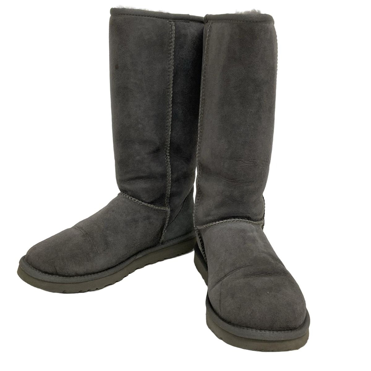 UGG アグ ロングブーツ JAPAN 240 レディース クラシックトール 5815 ダークグレー ムートン