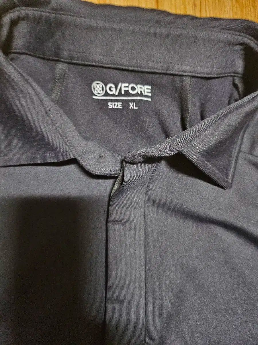 G FORE ジーフォア 黒色 長袖 ポロTシャツ XL
