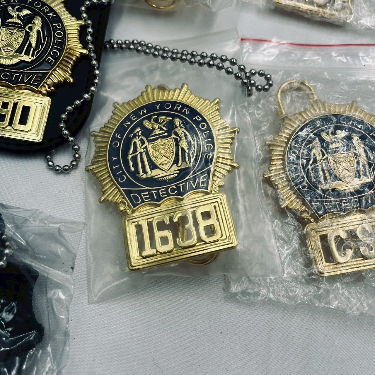 ❗️✨コレクションに✨❗️】LAPD チーフバッジ レプリカ 金銀