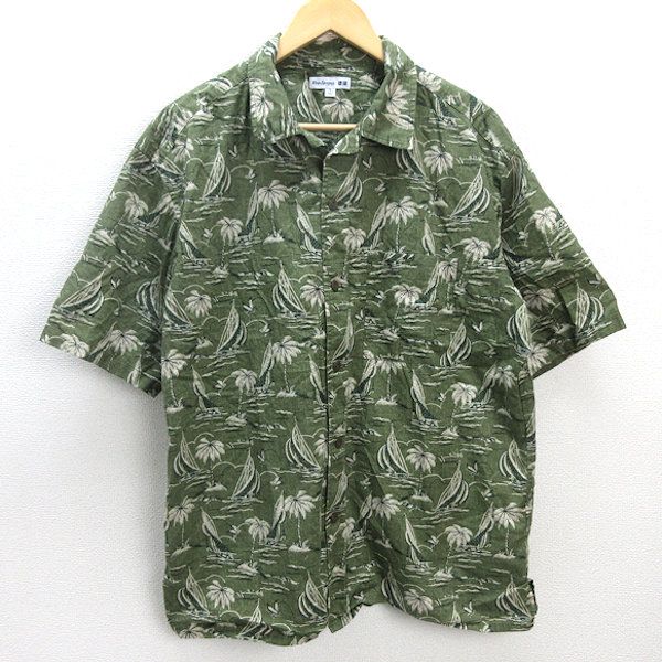 SUN SURF アロハシャツ SH38377 縫い込も M.GREEN