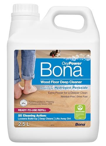 Bona ディープクリーナー詰替え用2.5L 酸素の力で蓄積した汚れを除去 ひどく汚れたフローリングも簡単にキレイに