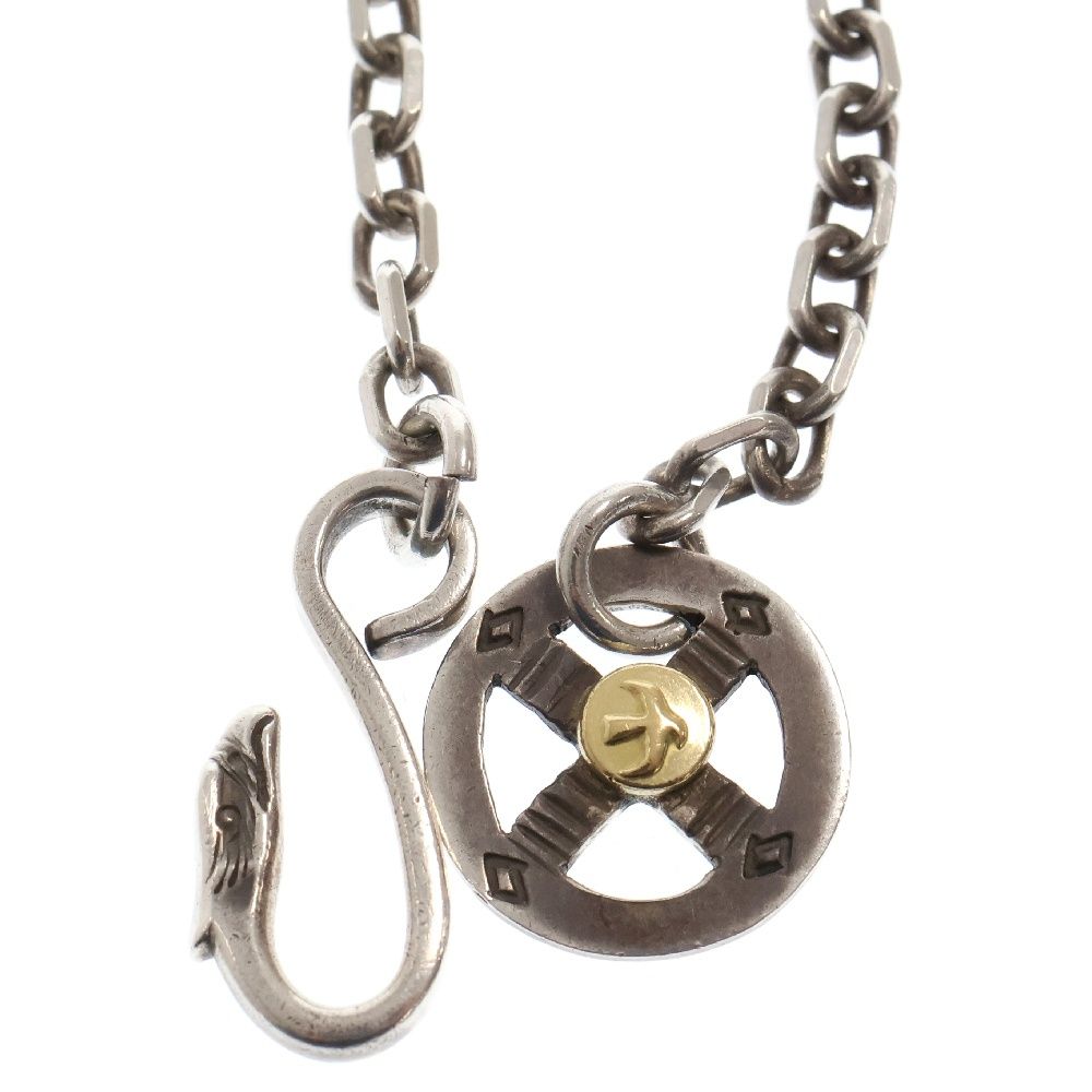 goro's ゴローズ メタル付きホイール太角チェーン ネックレスチェーン