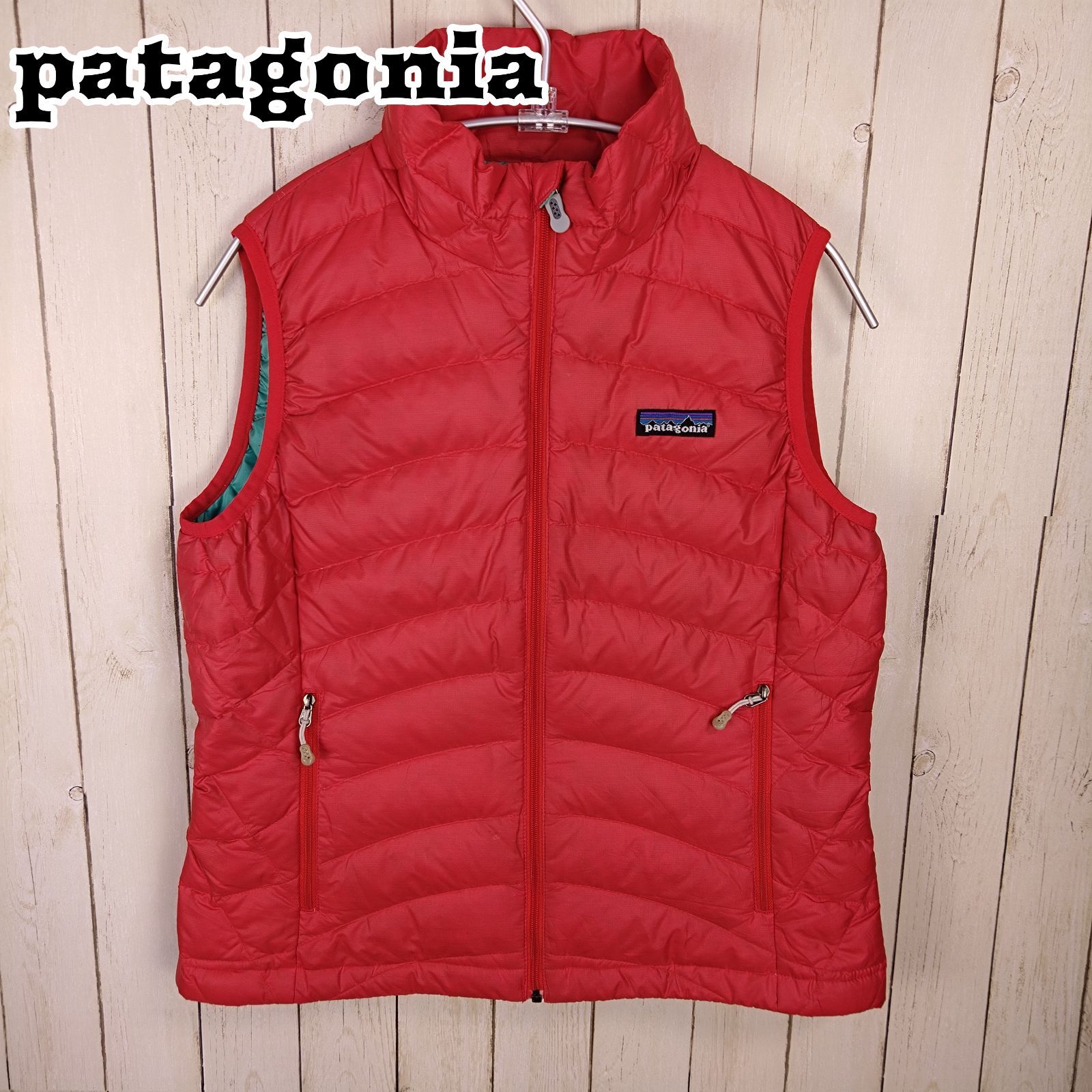 patagonia パタゴニア ダウンベスト アウトドア ワンポイントロゴ