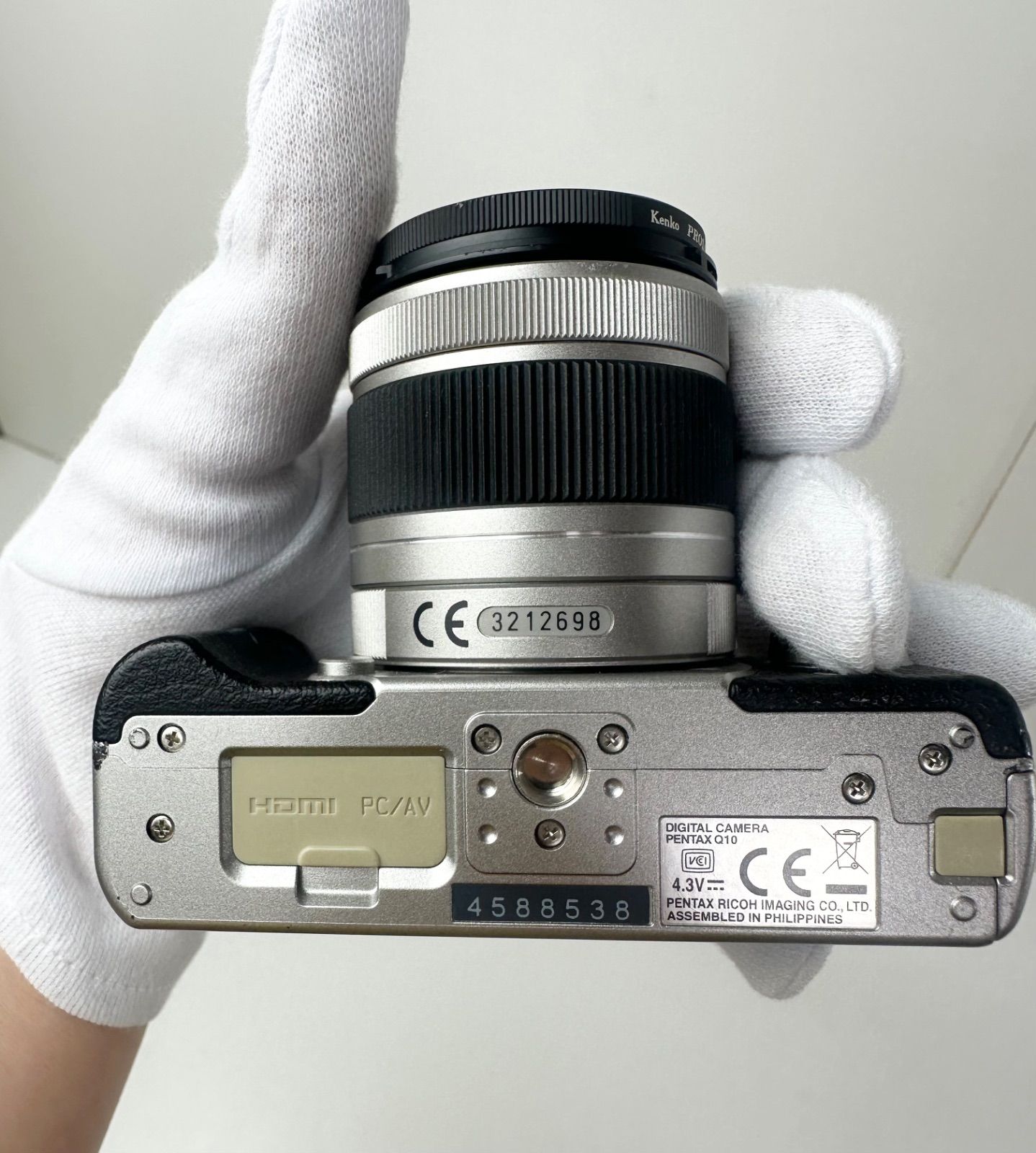 品】PENTAX Q10 ペンタックス シルバー デジタルカメラ 動作確認済み