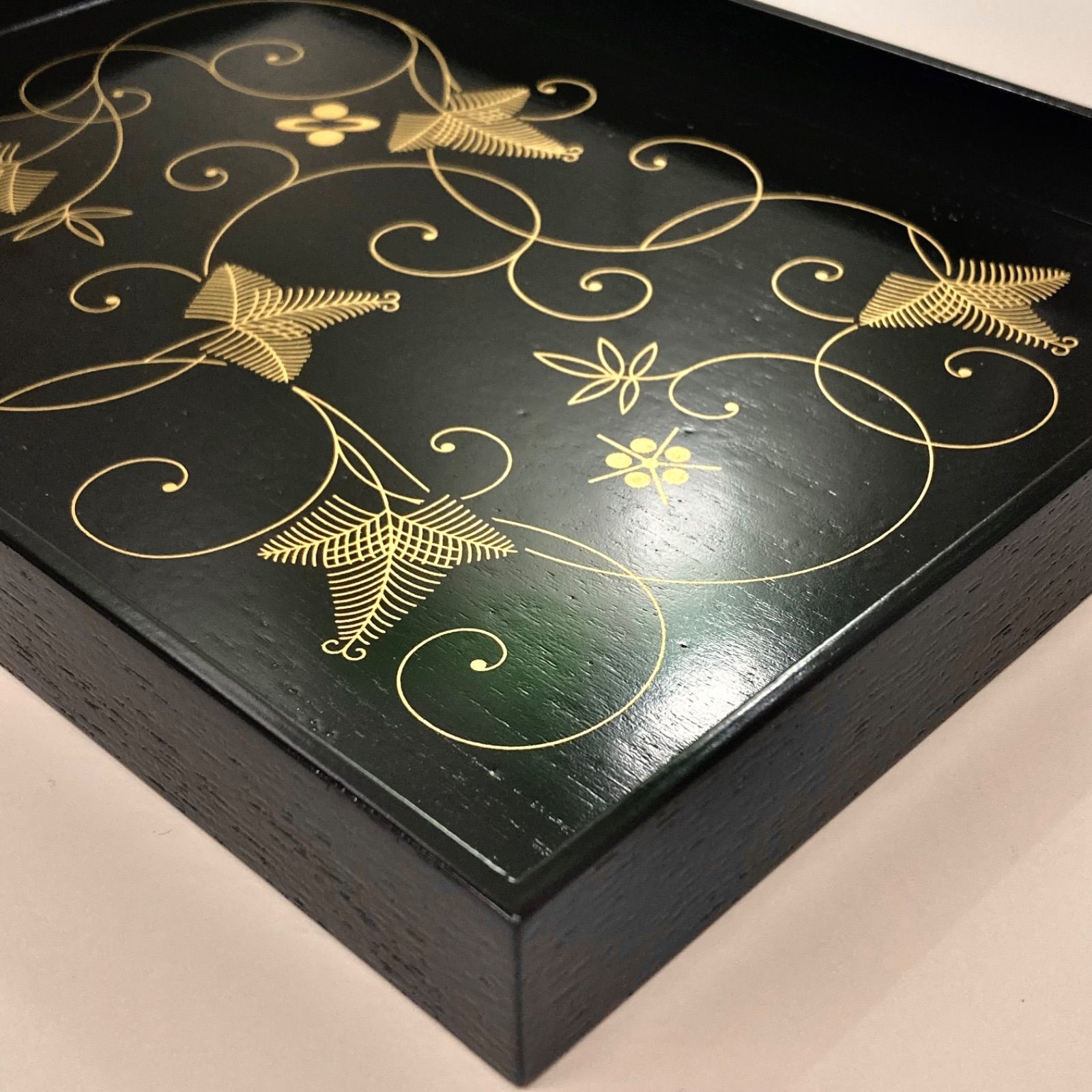 象彦 九代西村彦兵 金封盆 お盆 漆塗り 漆盆 KA44 - メルカリ