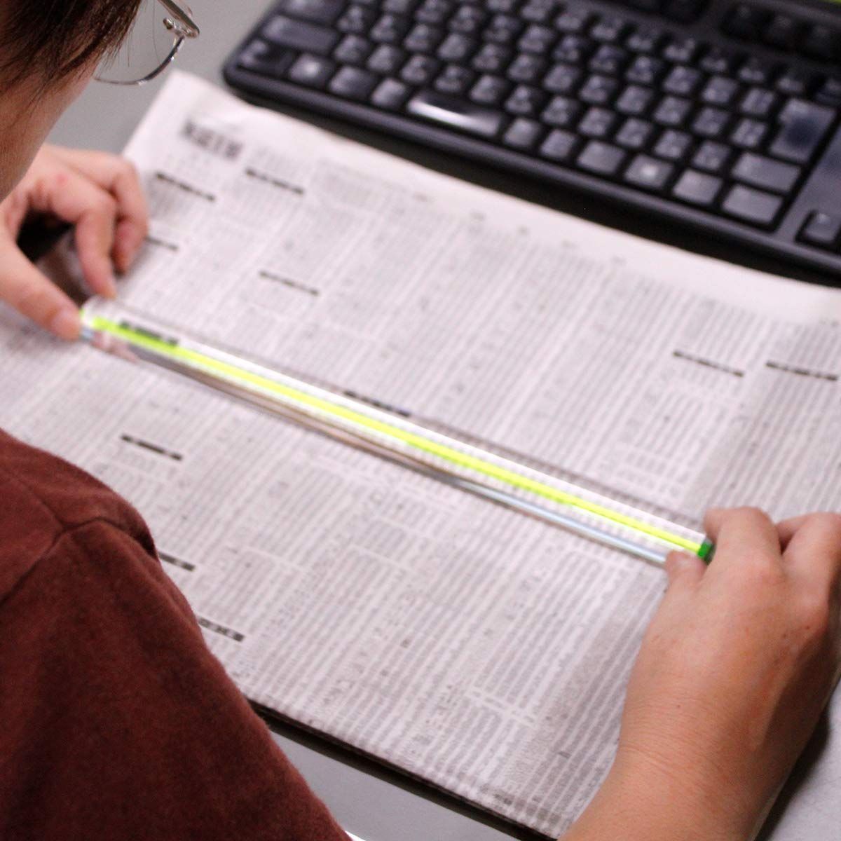  バールーペ ORIONS 15 cm グリーン 共栄プラスチック CBL-700-G 拡大鏡 ルーペ メガネ 老眼鏡