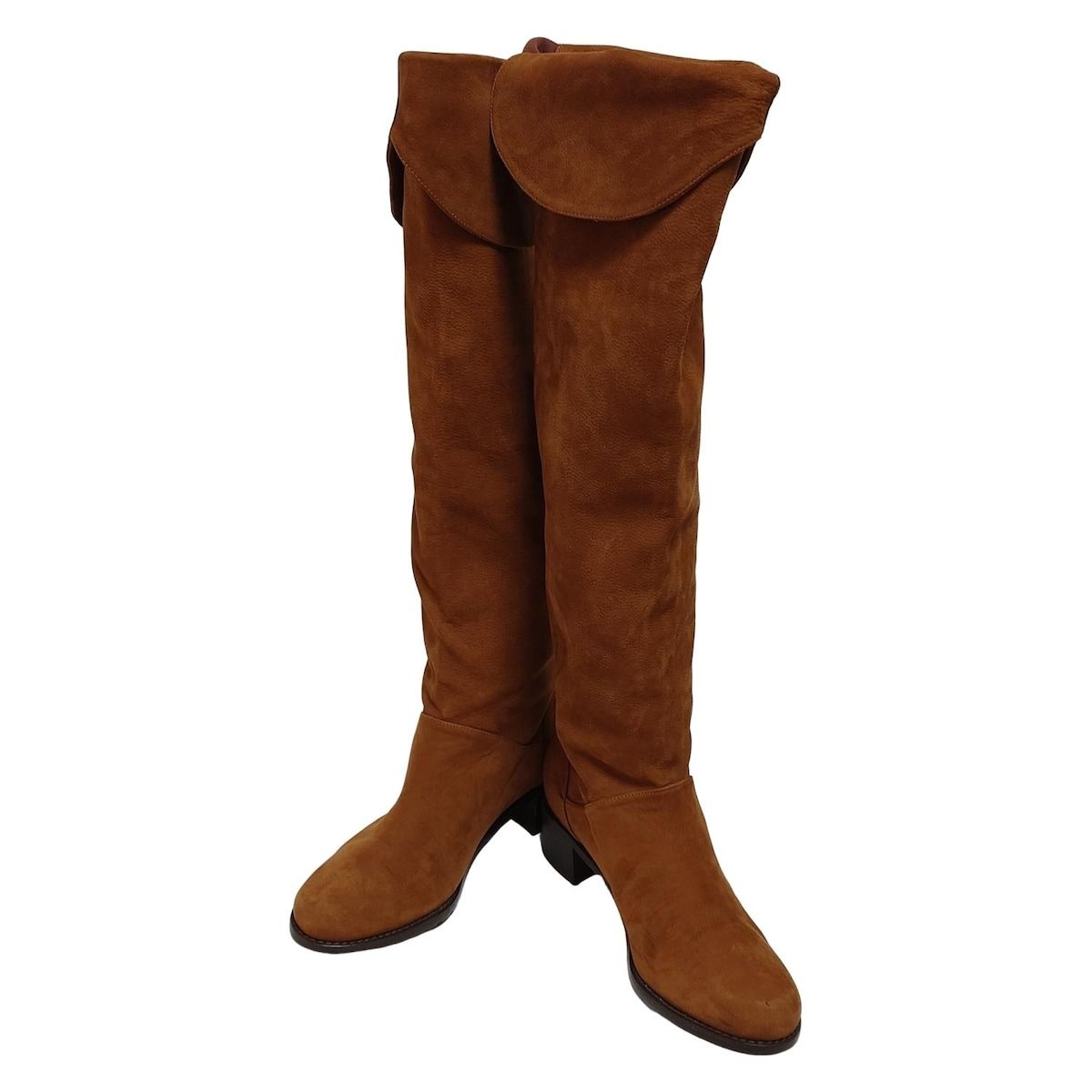 STUART WEITZMAN スチュアートワイツマン ロングブーツ 5 1|2 レディース - ブラウン レザー