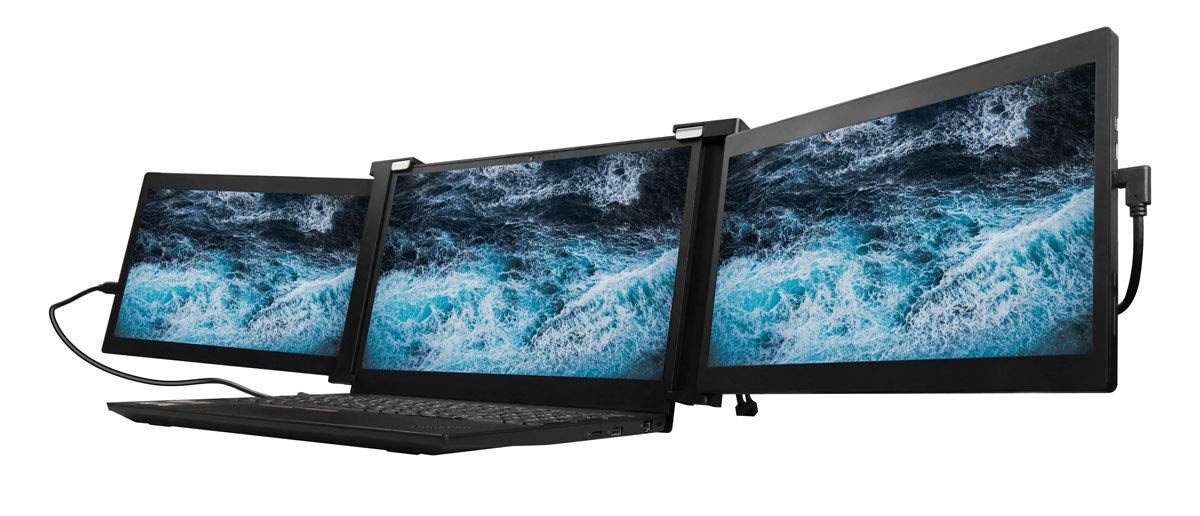 JAPANNEXT 10.1インチ モバイルモニター IPS パネル WUXGA 1920x1200解像度 スマートケース付き USB|Type C|PC対応|光沢 JN-TRI-IPS101HDR 10.1
