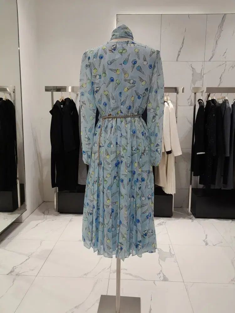 MOJO.S.PHINE モジョエスピン コサジュー セット シフォン ロング丈ワンピース