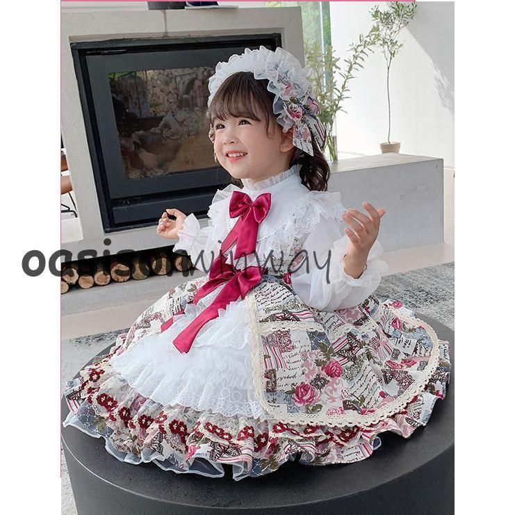 一点モノ】ロリータ✨大人用女児服ワンピース （付属品5点付）プラスサイズ