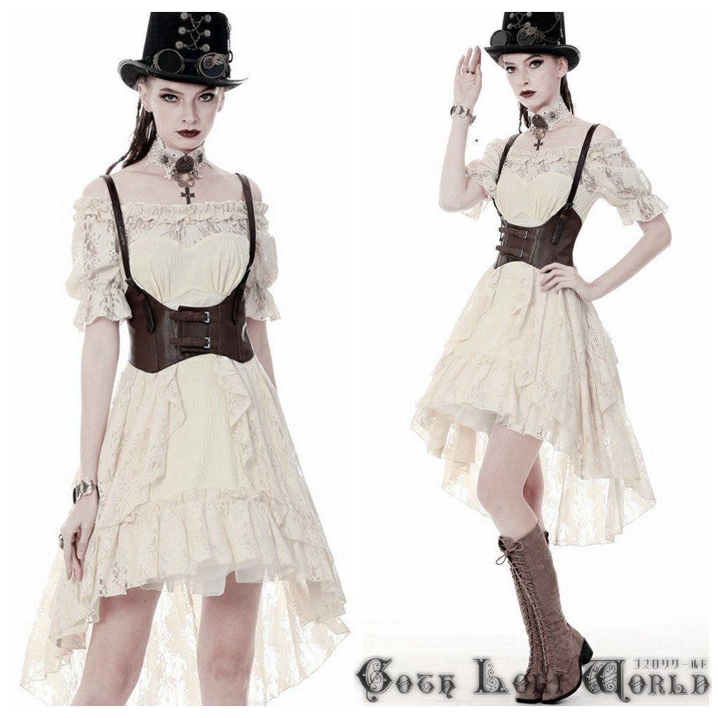 超安い 新品 未使用 Dil ゴスロリスチームパンクパフスリーブワンピース Dw358 ロングワンピース Www Setopen Com Www Setopen Com