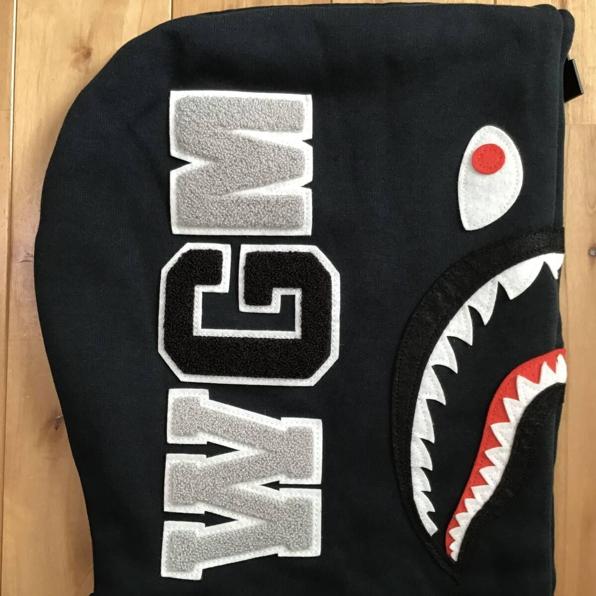 BTS着用 \"BAPE×PUMA\" SHARK パーカー　サイズXS BAPE × puma shark full zip hoodie Black A Bathing Ape Size