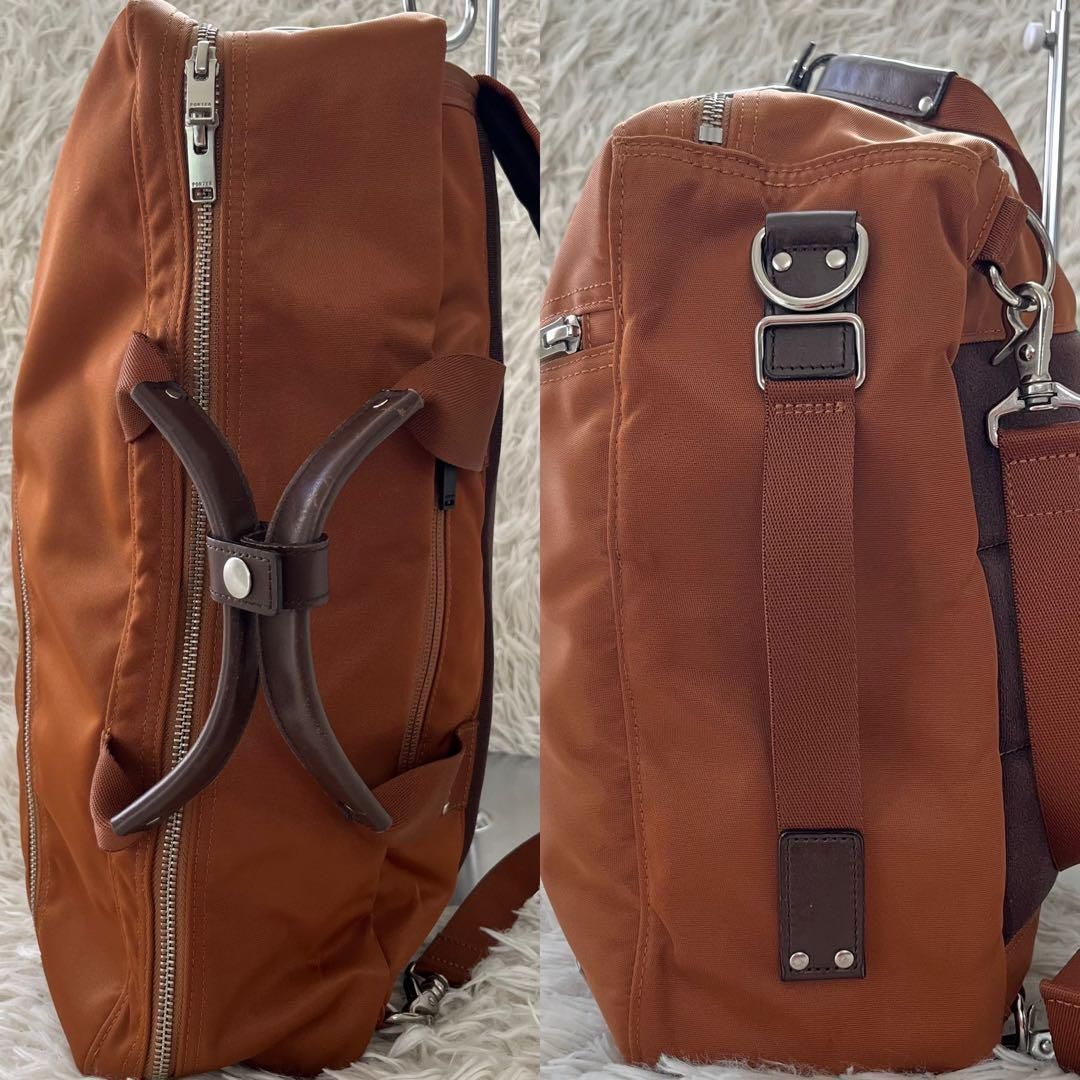 PORTER 3WAY ビジネスバッグ リュック ブラウン ブロンズ リフト PORTER 3WAY ビジネスバッグ リュック ブラウン ブロンズ リフト