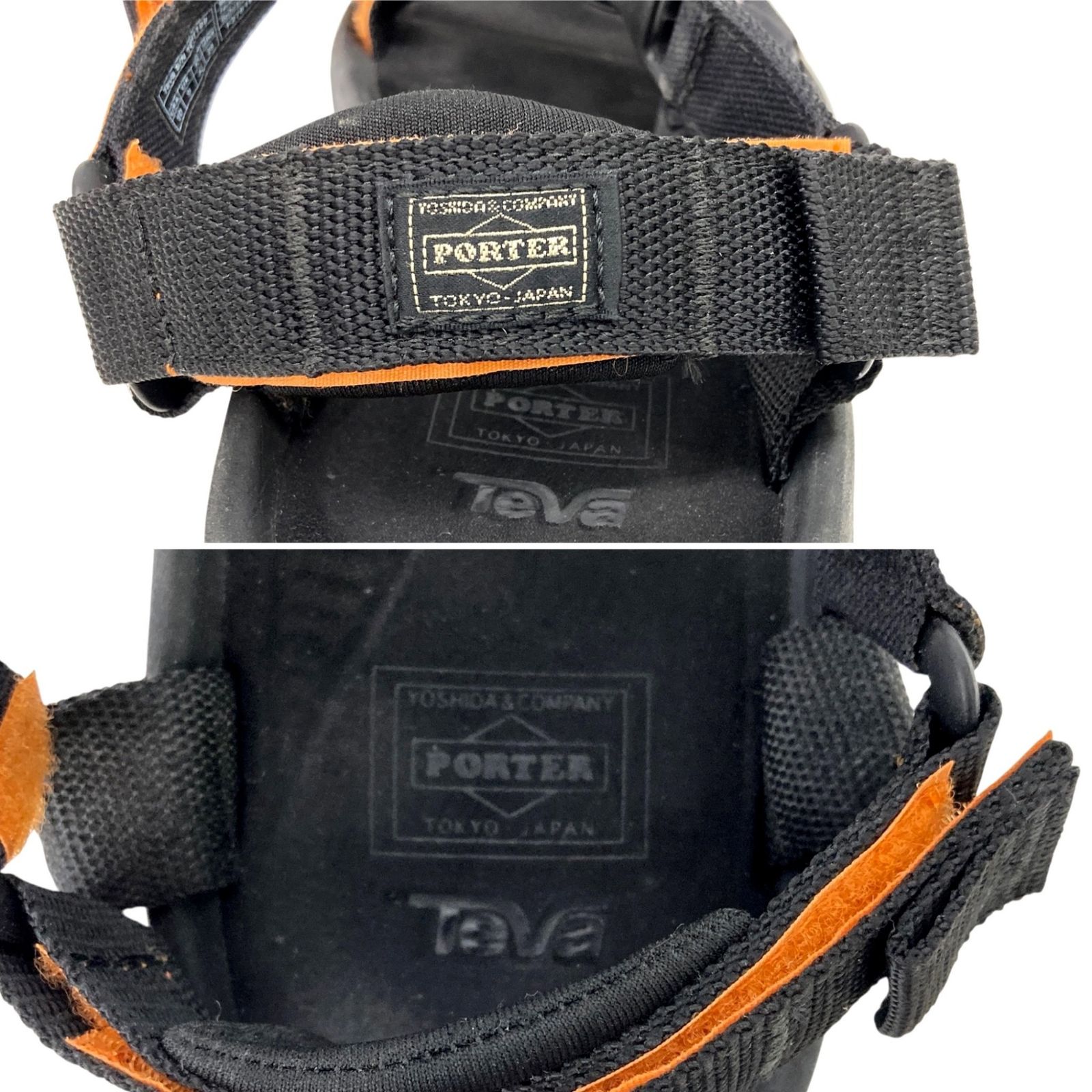 ポーター テバ サンダル 28cm PORTER Teva Teva (テバ)×PORTER (ポーター) HURRICANE XLT 2 X PORTER ストラップ