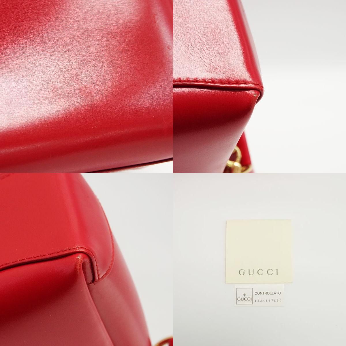 GUCCI ヴィンテージ 2WAY バンブー ターンロック ハンドバッグ