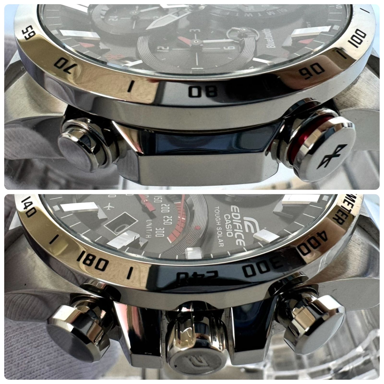 CASIO エディフィスEQB501XDB-1AJF ソーラー スマホリンク EQB501XDB