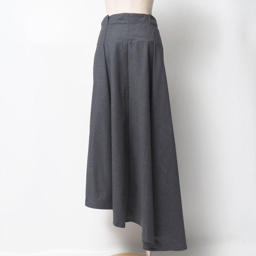 Brunello Cucinelli ブルネロクチネリ スカート サイズ40 アシンメトリー タック プリーツ ロングスカート イタリア製 ブランド古着 20251021 RA6352