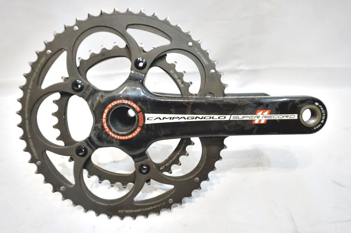 Campagnolo Super Record クランクセット 52/36T CAMPAGNOLO 「カンパニョーロ」SUPER RECORD 52-36T 172.5mm クランク