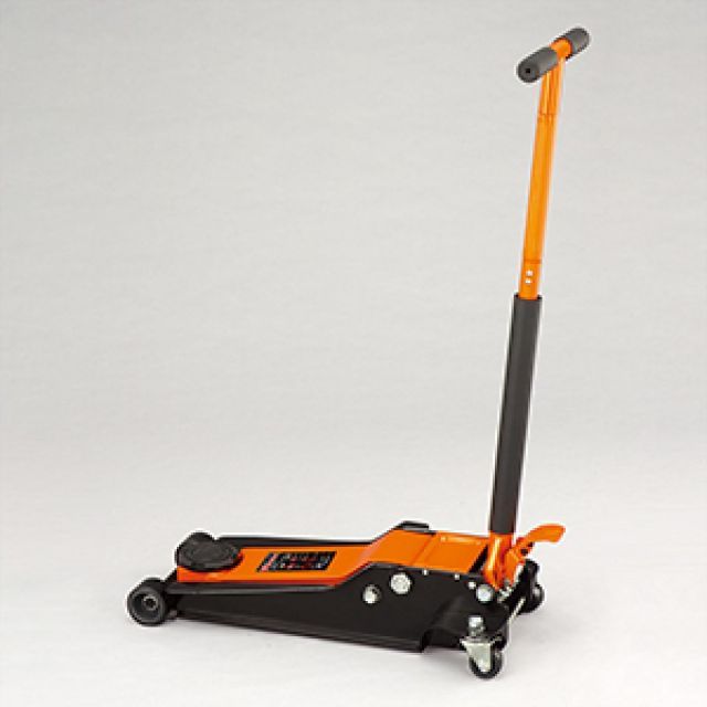 BAL 大橋産業 油圧式 ガレージジャッキ 3t No.1387 静音ホイール サドルパッド付 フットペダル式 最大荷重3トン