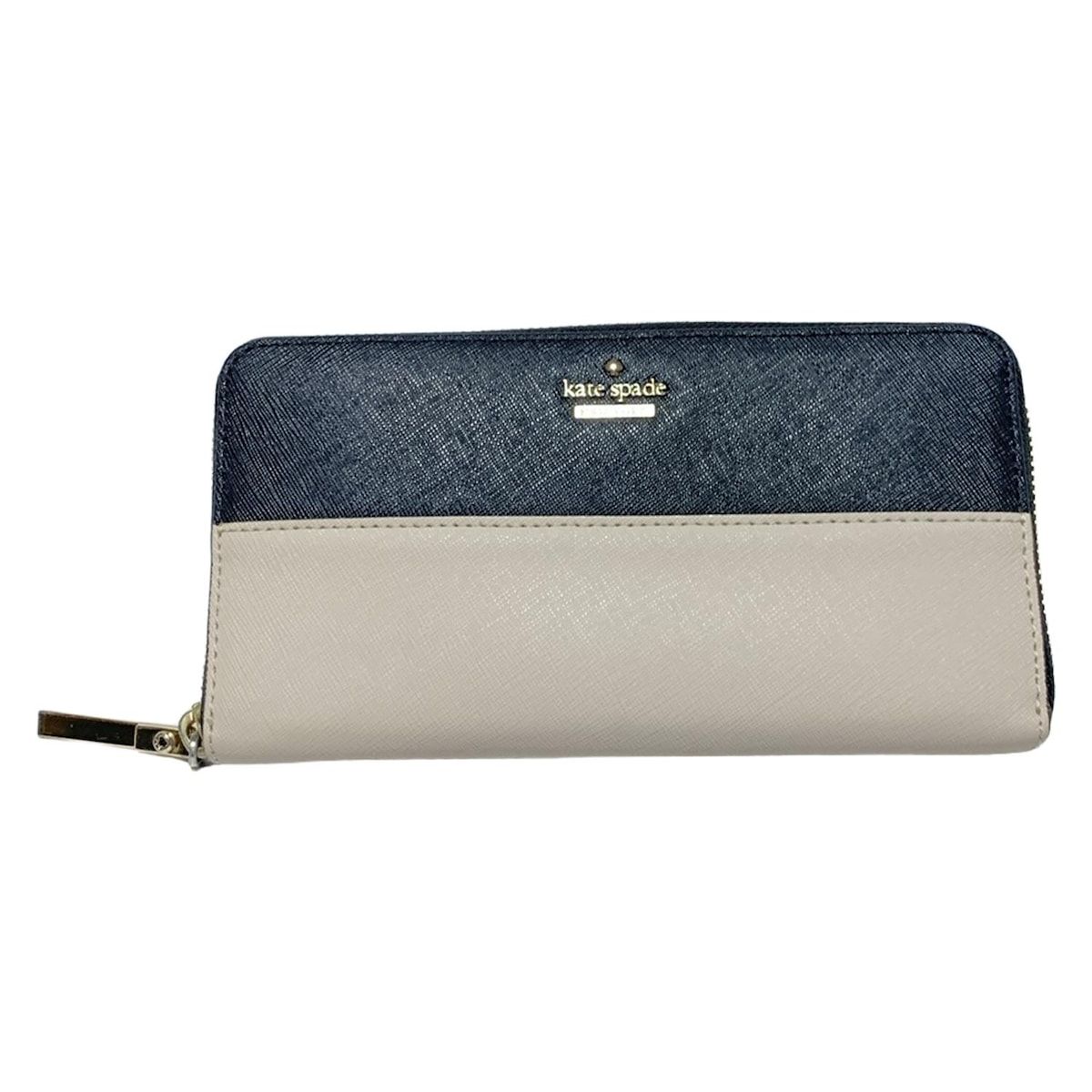 kate spade 黒とアイボリー 長財布 Kate spade(ケイトスペード) 長財布 キャメロンストリート